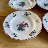 Set of 6 Sarreguemines Agreste plates