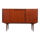 Teak highboard, Danish design, 1960s, production: Denmark
