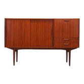 Teak highboard, Danish design, 1960s, production: Denmark