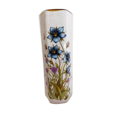 vintage exagonal wall vase pattern flowers from the countryside