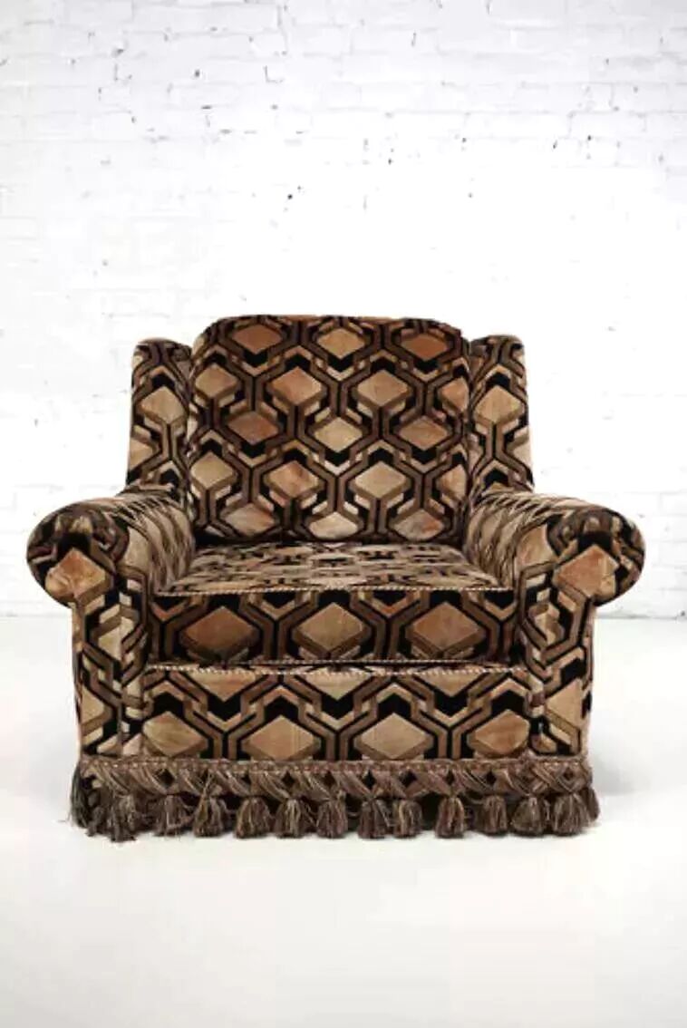 Set of 2 fabric armchairs