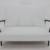 1960s italian 2-seater sofa in bouclé