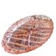 Vintage pink glass compartmentalized dish