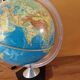 Illuminated globe, world map by Grange Batelière in Paris - 1970