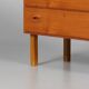 Vintage Scandinavian teak chest of drawers with 4 drawers, Denmark 1970s.