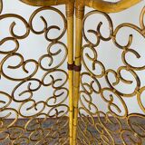 Vintage rattan screen