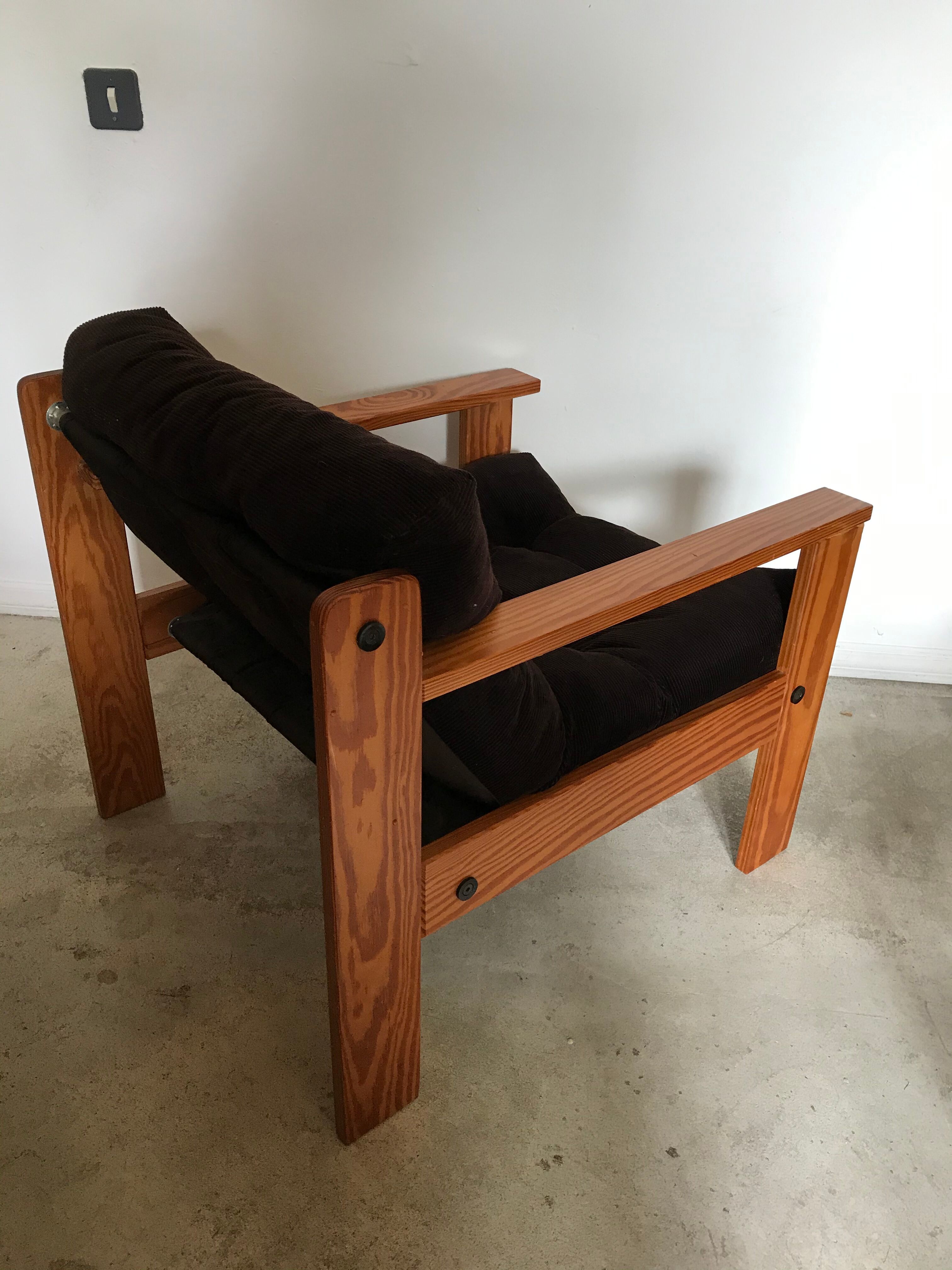 Pair of vintage armchairs 1980