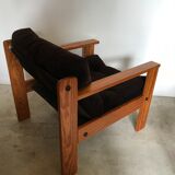 Pair of vintage armchairs 1980