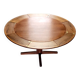 Dyrlund Flip Flap Lotus dining table in teak Denmark 1960