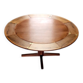 Table à manger Flip Flap Lotus Dyrlund en teck Danemark 1960