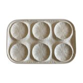 Dish in white gien earthenware