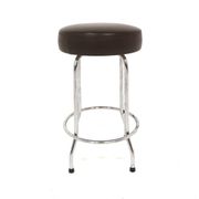 Set de 3 tabourets de bar en simili-cuir, Johanson Design, Markaryd, Suède, 1970