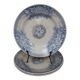 3 deep plates Sarreguemines Jardinière Terre de Fer