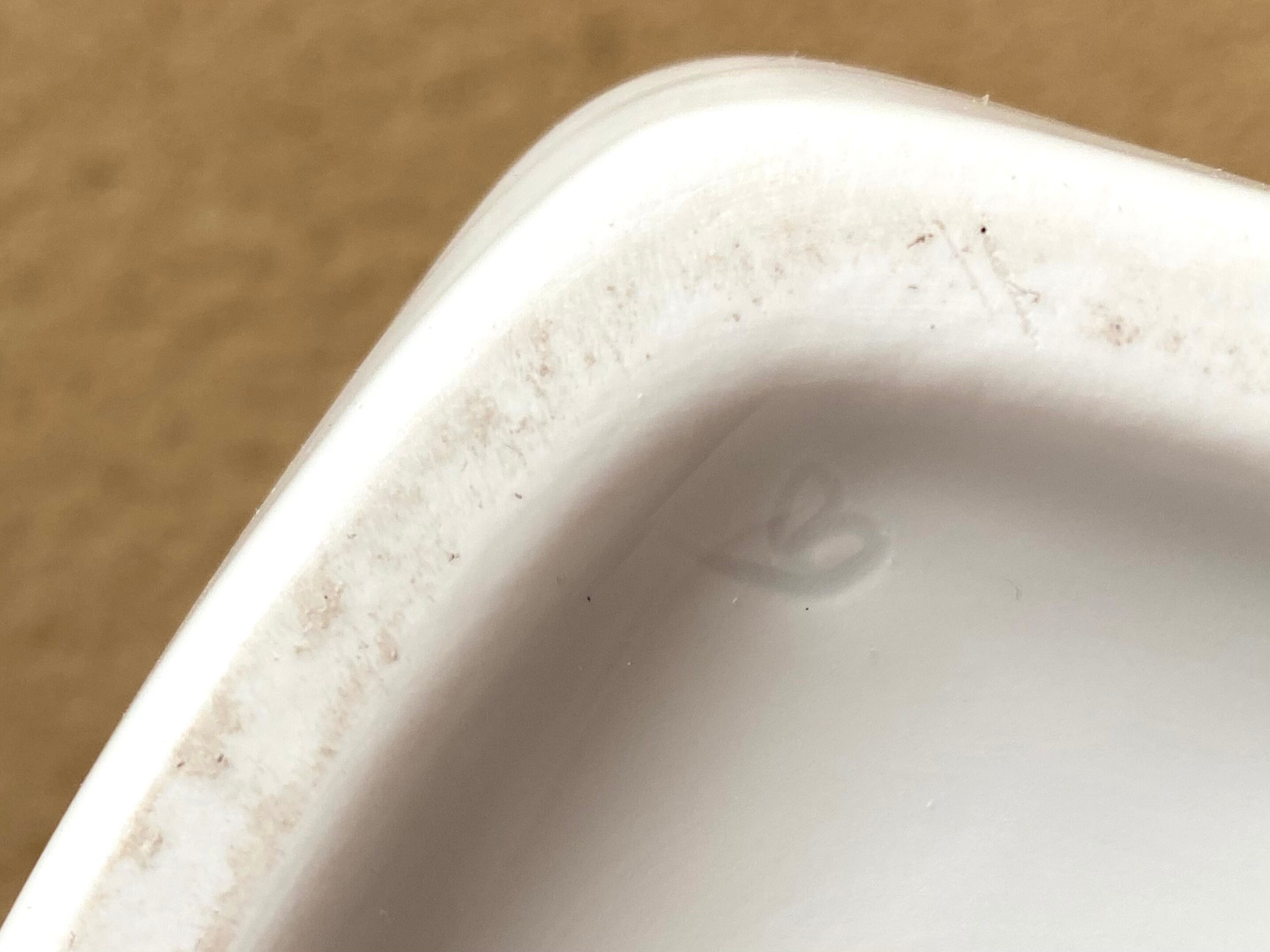 Carafe animalière grande oie in vintage white porcelain 80s