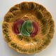 8 old Sarreguemines earthenware slip plates