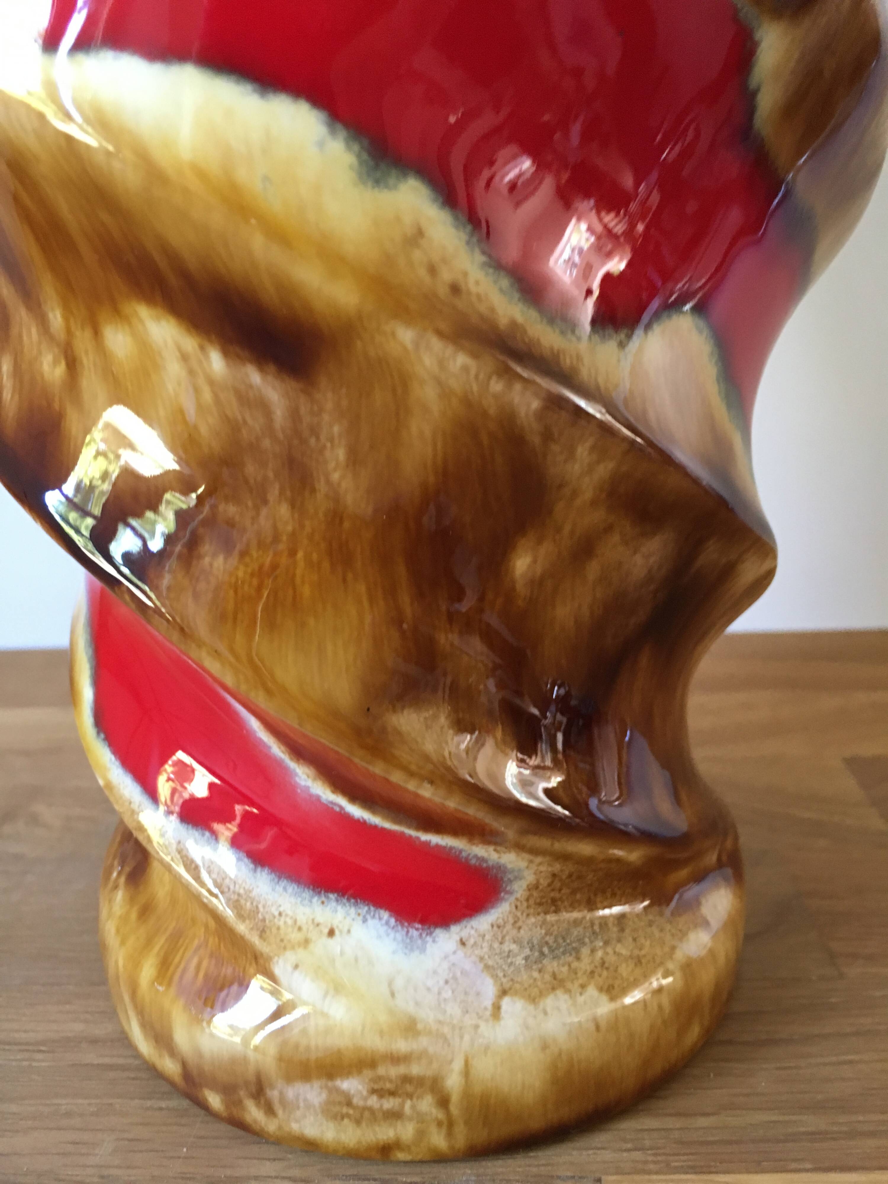 Large Glazed Ceramic VASE BAUDIN