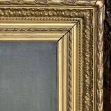 Huile sur toile, fin XIXe, jeune femme