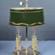 Pair of "Bouillotte" Lamps in Brass, Empire Style – Early 20th Century