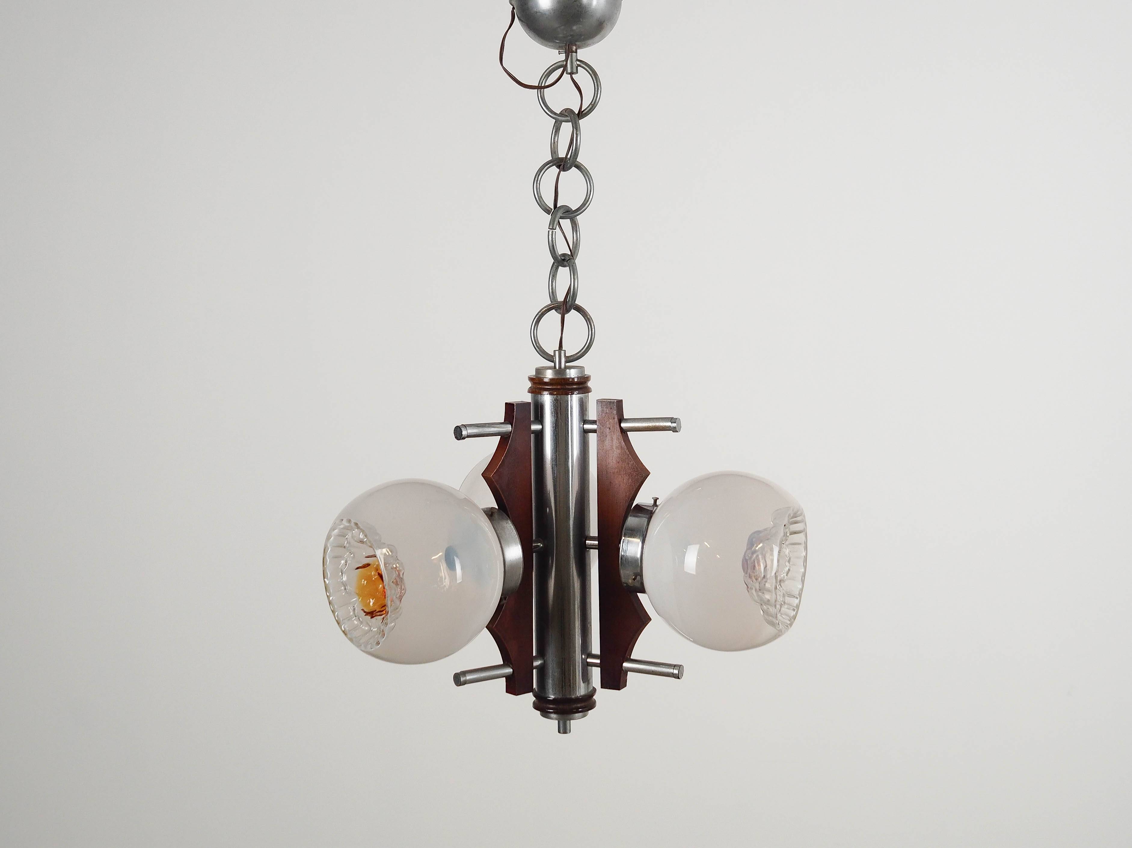 Pendant lamp, Murano glass, Italian design, 1970s, production: Italy