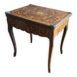Game table in parquetry, Louis XV style