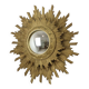 Gold Sun Mirror Two Levels Convex Mirror Sunburst 56cm