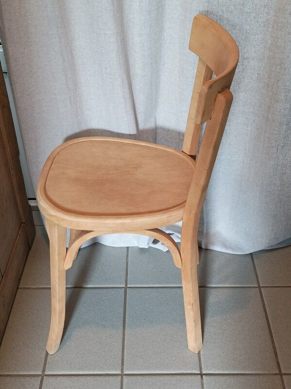 Bistro chair solid wood Baumann aero-gummed