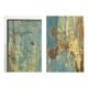 Patinated wooden console