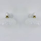 Art Deco porcelain wall lights