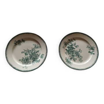 Assiette de collection Sarreguemines décor Meudon