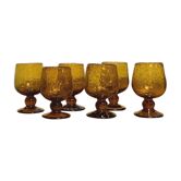 Set of 6 glass wine, glassware biot