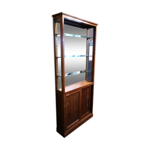 vitrine bois et verre