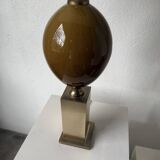 Paire de lampes de table Philippe Barbier années 70