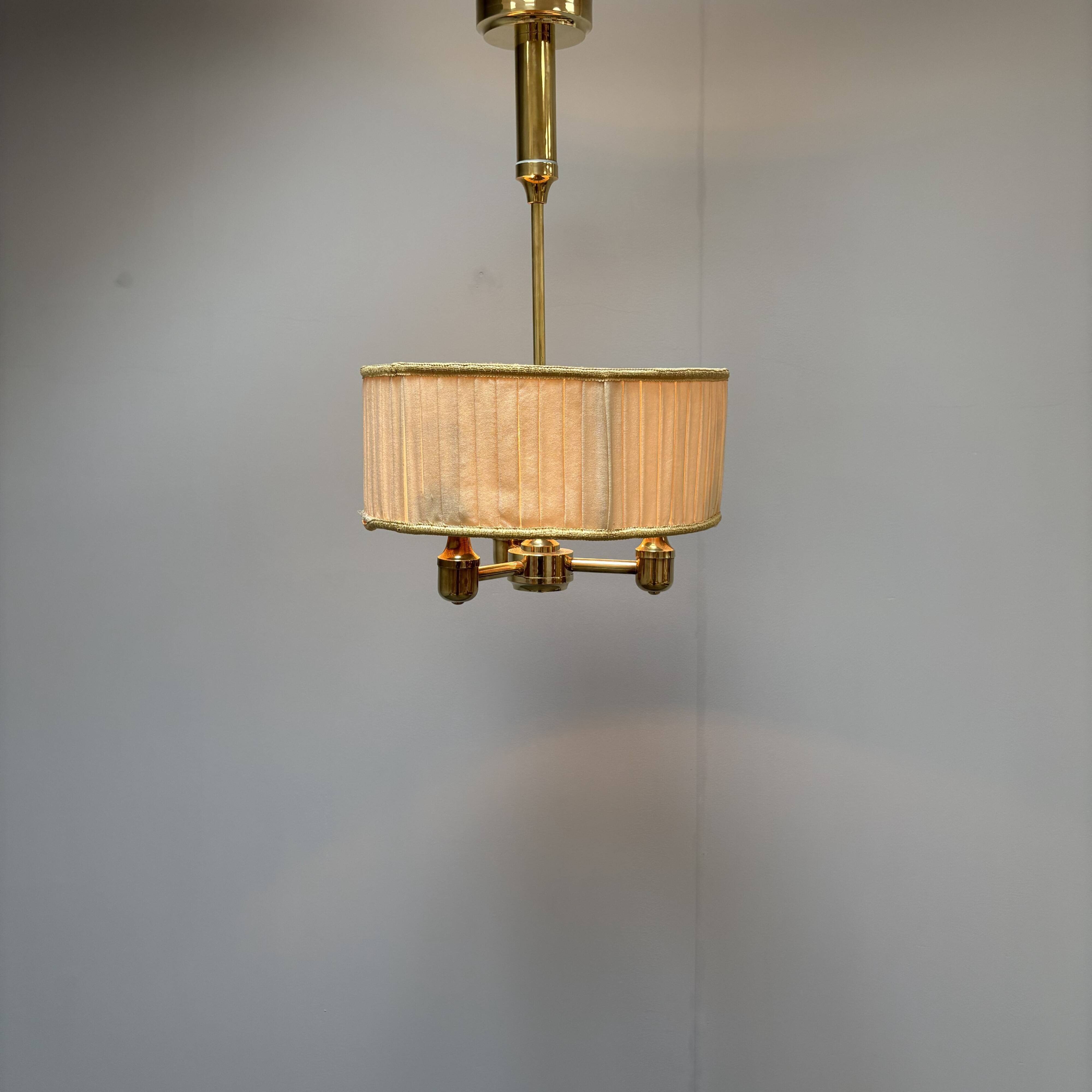 Mid-Century Modern Brass Pendant, 1960s, Germany