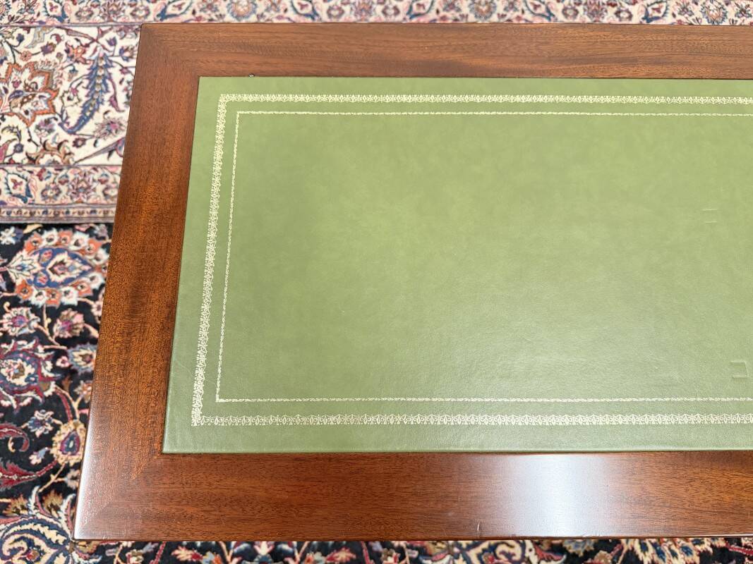 Classic English Chesterfield Side Table