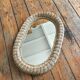 Rattan mirror