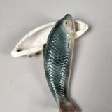 Fish-shaped slip box - old