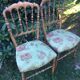 Paire de chaise ancienne style Napoléon
