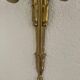 Lot de 2 appliques murales style Louis XV en bronze dorée