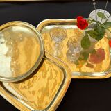 Set of 4 copper trays