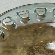 Blown glass salad bowl