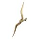 Mid Century Brass Seagull Bird Wall Decoration 35cm