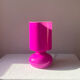 Lampe à poser LYKTA rose fuchsia, IKEA vintage