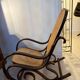 Rocking chair with caning