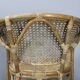 1970s Set of Four Rattan Chairs, Italy
