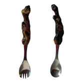 Salad cutlery set