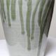 Wabi-Sabi Modernist Vase, Handcrafted Stoneware with Vintage Ash Glaze