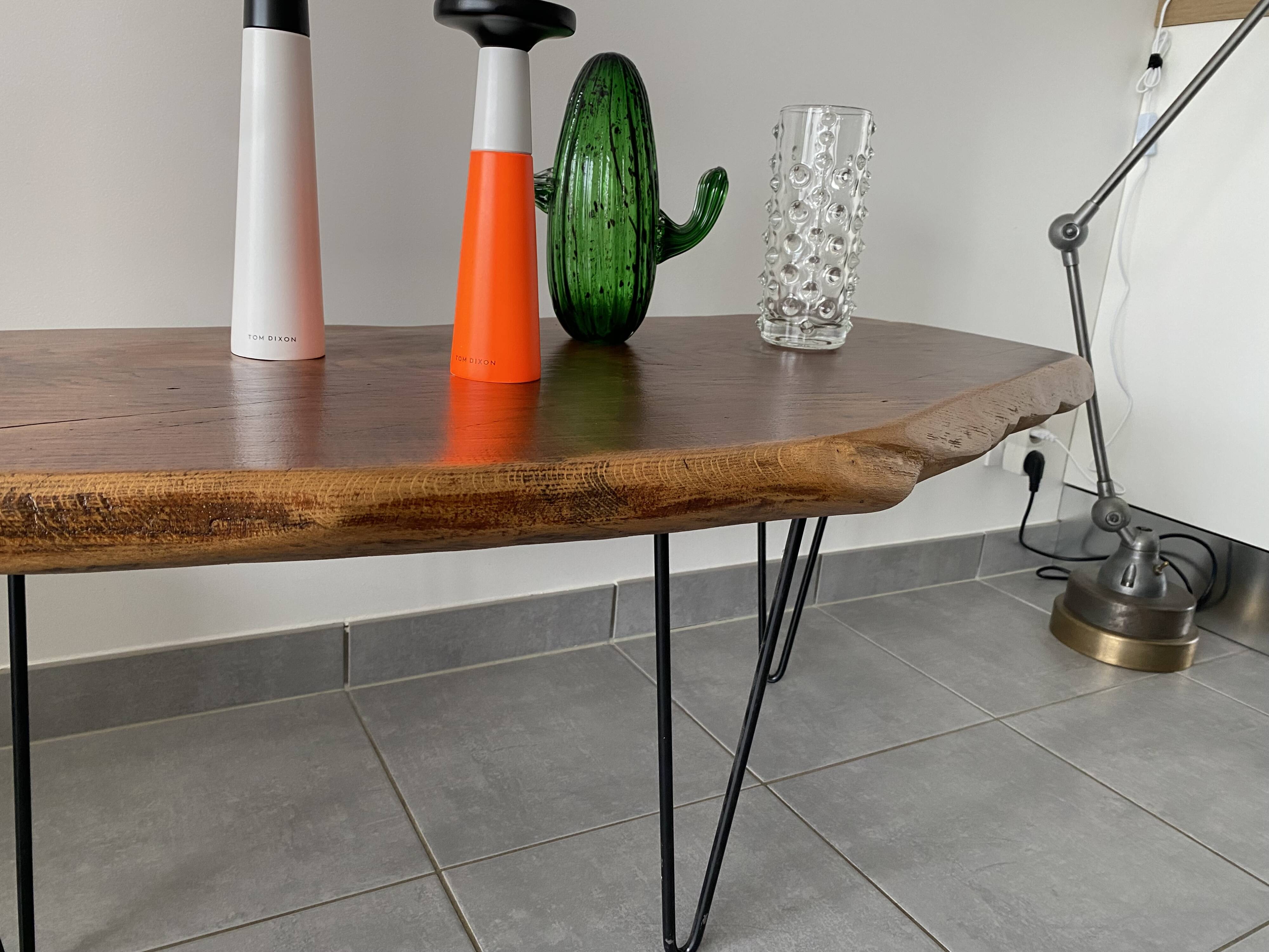 Vintage brutalist coffee table from the 60s