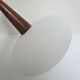 suspension opaline teak Louis Kalff Philips 60s