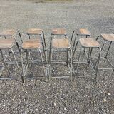 Bar stool - wood and metal workshop