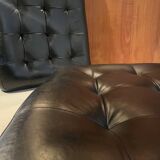 Leather poufs from Roche Bobois around 2000.